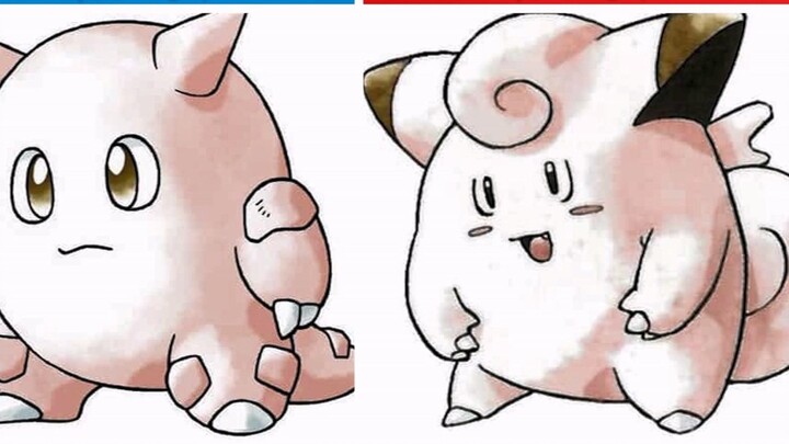 【Pokemon】·Comparison of the initial and final character designs!!!
