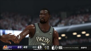 NBA2K21 MODDED FULL GAME HIGHLIGHTS NETS VS SUNS I NBA Regular Season  November 27, 2021