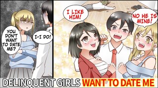 Two Hot Delinquent Girls Are In Love With Dull Introvert Guy Like Me (Comic Dub|Animated Manga)