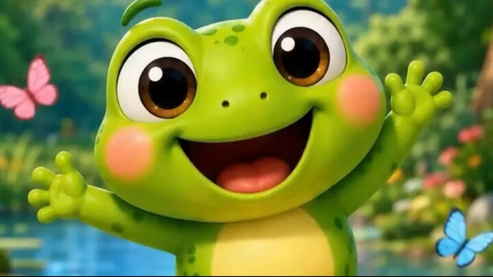 🐸 Jump Jump Little Froggy! | Fun Kids Song & Nursery Rhyme | Clube do Sapinho