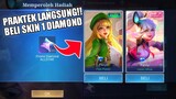 PRAKTEK LANGSUNG BELI SKIN 1 DIAMOND ! CARA PAKAI PROMO DIAMOND ALL STAR - Mobile Legends