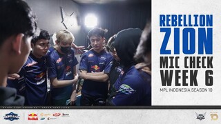 TABRAK AJA LAH | REBELLION ZION MIC CHECK WEEK 6 MPL ID S10