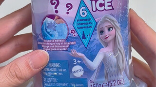 今天玩冰雪奇缘惊喜盒，大夏天挖冰好快乐🥰