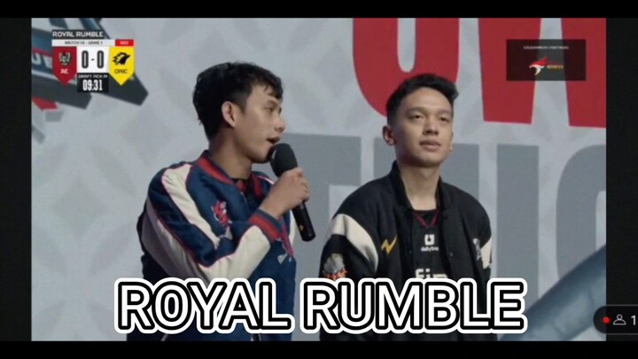 ROYAL RUMBLE ANTARA RAJA KLASEMEN VS RAJA LANGIT