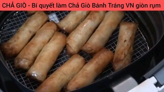 bí quyết làm chả giò bánh tráng