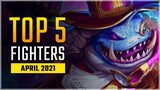 Top 5 Best Fighter Heroes in April 2021 | Bane is Back to Meta! Mobile Legends