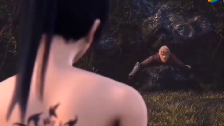 Monkey King is trapped under the Five Finger Mountain!