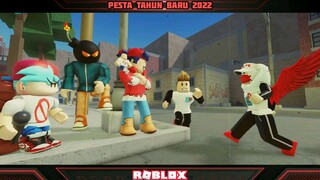 Rayakan tahun baru di roblox bareng teman streamer