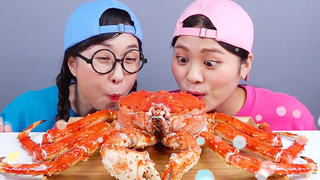 ปูยักษ์ อาหารทะเล Mukbang DONA โดนาไทย