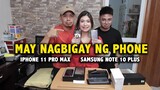 SINO ANG NAGBIGAY NG BAGONG CELLPHONE?  iPhone 11 Pro Max, Samsung Galaxy Note 10 Plus