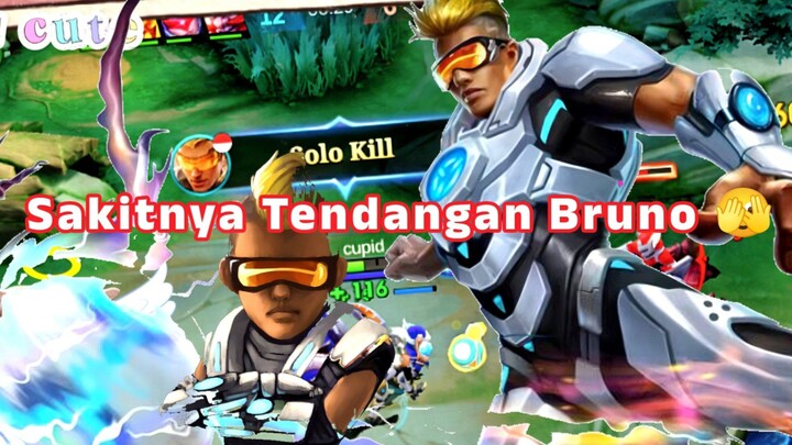 Bruno Gak main main soal berdamage !