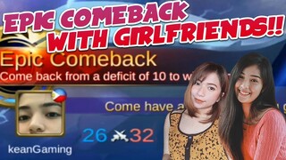 Mobile Legends PH Funny Moments - "EPIC COMEBACK!! WITH GIRLFRIENDS" Part 2 (Tagalog)