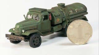 [Pembuatan model 1 menit] Buat truk tangki minyak bekas 1:72