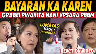 KAREN DAVILA Di-Nakaligtas sa UTOS ni VPSARA at PresBBM / PlNALAYAS nasa PlNAS REACTION VIDEO