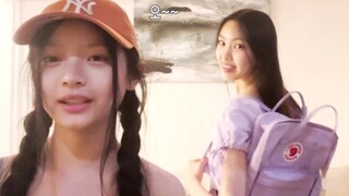 【ترجمة صينية】مدونة تسوق لطالبة في المدرسة الإعدادية! هاني من NewJeans وهايين الأصغر تشتريان حقيبة مد