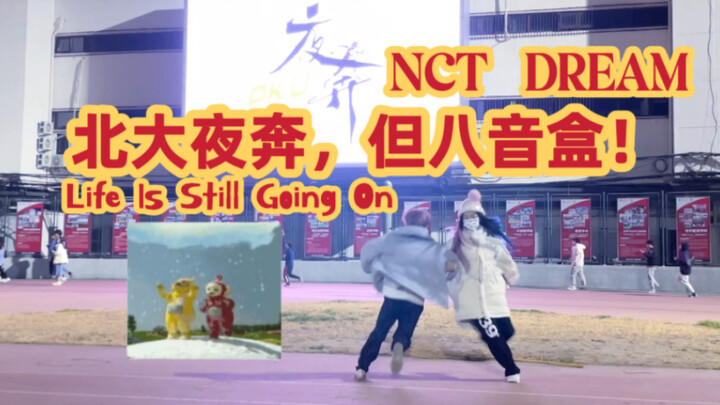 北大夜奔播了八音盒！！现场翻跳挑战【条梦蹭到了呜呜】NCT DREAM｜北京大学｜Kpop｜李马克｜李楷灿｜罗渽民｜李帝努