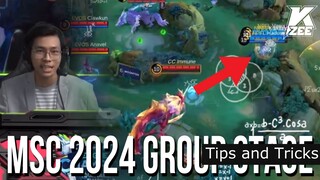 MSC 2024 Group Stage ရဲ့ Bro တို့သိသင့်တဲ့ Tips and Tricks များ 📌