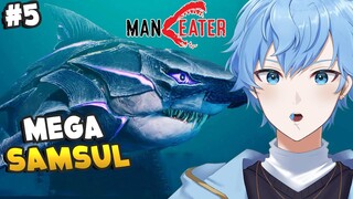 MEGALODON BLACK SAMSUL !! - Maneater GAMEPLAY #TAMAT