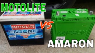 Motolite vs Amaron Best car battery Unboxing comparison, installation and review Link in description