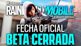 FECHA OFICIAL BETA CERRADA Rainbow Six Mobile | Caramelo