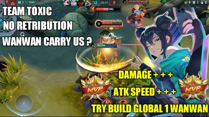 LAGI NYOBAIN BUILD GLOBAL 1 WANWAN MALAH KETEMU PLAYER TOXIC