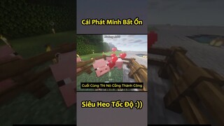 Anh Đen Xì Xì Phát Minh Ra Heo Tốc Độ Trong Minecraft 🤣 #shorts