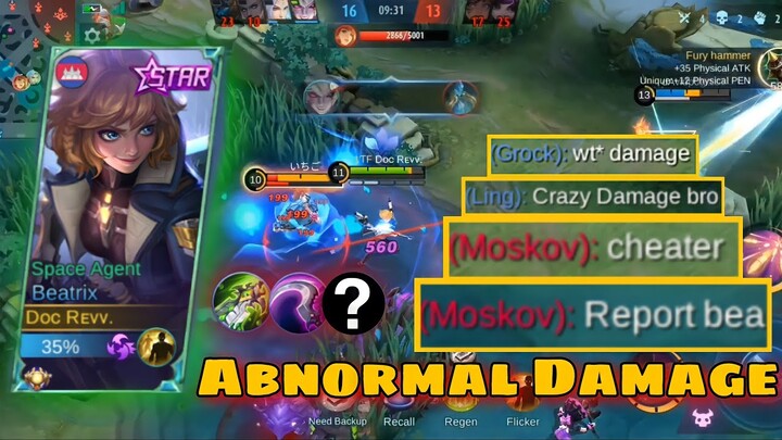 Abnormal Damage Beatrix - MLBB