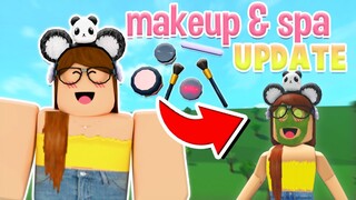 BLOXBURG UPDATE! FACE MASKS, MAKEUP, FURNITURE, AND MORE