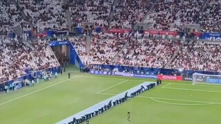 كيفية جمع السجاد في ملاعب كرة القدم