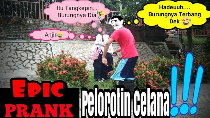 EPIC PRANK‼️ PELOROTIN CELANA PAS LAGI NANYA KE CEWEK | Prank Indonesia