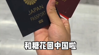 三年前一个人出国留学，三年后两个人一起回来