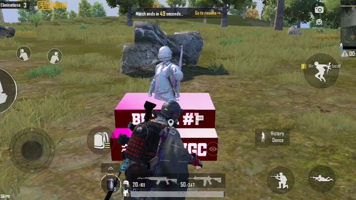 chicken dinner again at pubg mobile