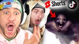 "CHECK UNDER YOUR BED" - The SCARIEST Youtube Shorts in the World? w/Juicy