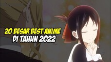 20 Rekomendasi anime dengan best rating di tahun 2022 menurut review anime