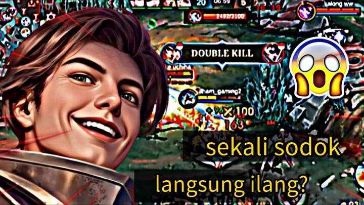 ZILONG MODE LOCK JUNGLER MUSUH !! ALUCARD SAMPE NANGIS 💨