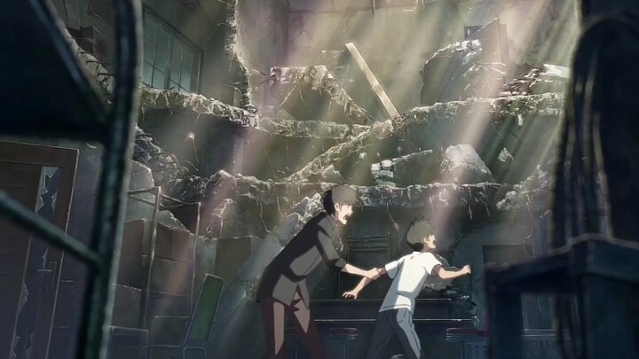(Weathering With You) This should be the most touching part, tear-jerking