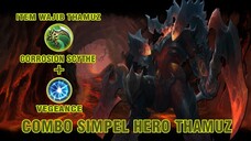 TUTORIAL DAN PENJELASAN SINGKAT CARA MENGGUNAKAN HERO THAMUZ!!!