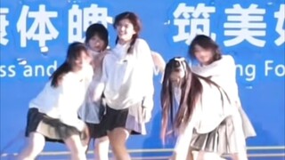 贵阳普瑞学校！学妹体育节上跳newjeans！