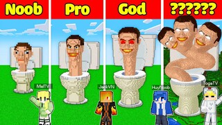 TÔ GÀ THỬ THÁCH 24H XÂY SKIBIDI TOILET TỪ NOOB TỚI ???? TRONG MINECRAFT*TÔ GÀ THỬ THÁCH XÂY QUÁI VẬT