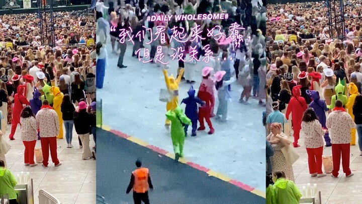 “We look so silly, but it’s okay…”