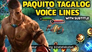 NEW HERO PAQUITO TAGALOG VOICE OVER || MOBILE LEGENDS BANG BANG