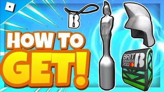 HOW TO GET THE 4 ITEMS (BRITS Helmet,Statue,Backpack,B Pendant, and More) In Roblox BRITS VIP Party