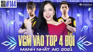 V GAMING VÀO TOP 4 AIC 2021, SLIMV BIỂU DIỄN TẠI CHUNG KẾT 19/12 | MEGA NEWS #144