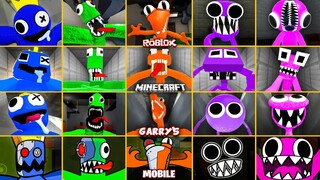 ROBLOX Rainbow Friends EVOLUTION of ALL JUMPSCARES in All Games #6 (Minecraft, Garry's Mod, Mobile)