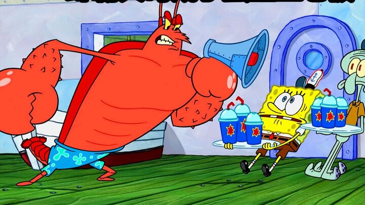 SpongeBob: The Krusty Krab has become a gym, and the boss has been replaced by SpongeBob SquarePants