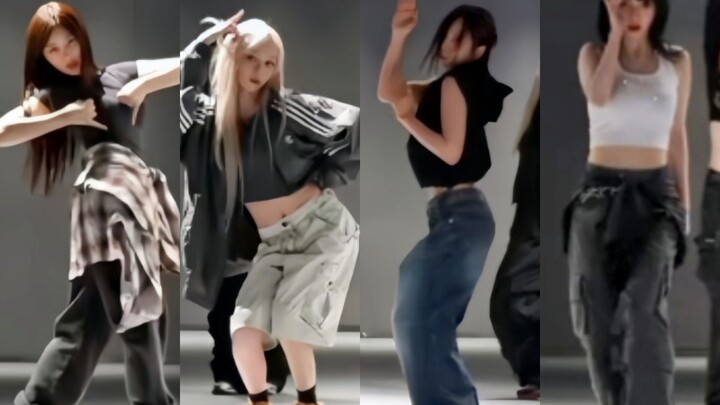 Aespa's new song's chorus dance comparison in practice room