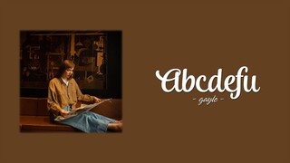 GAYLE - abcdefu (Lyrics)