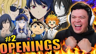 Reacting to ANIME Openings for the FIRST TIME #2