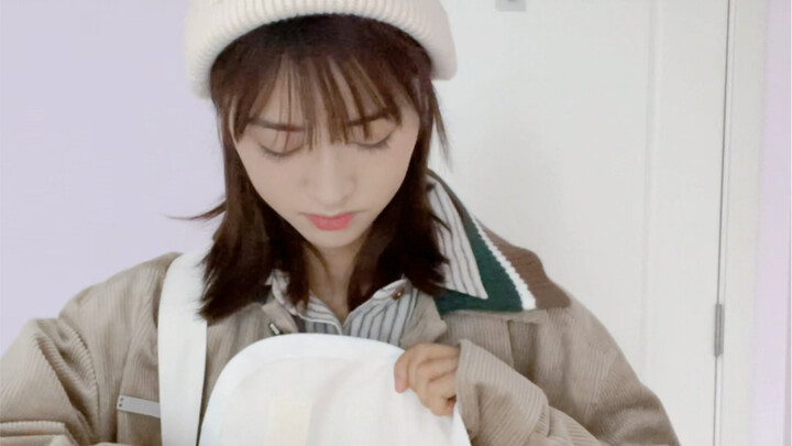 【Shen Yue】Tried Out a Caramel-Colored Outfit