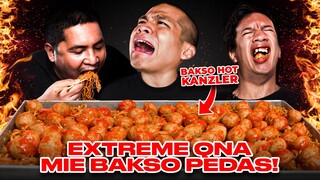 MUKBANG 3 KG MIE PEDAS + 100 BIJI BAKSO KANZLER ft. MIKE & RYAN BABAYO